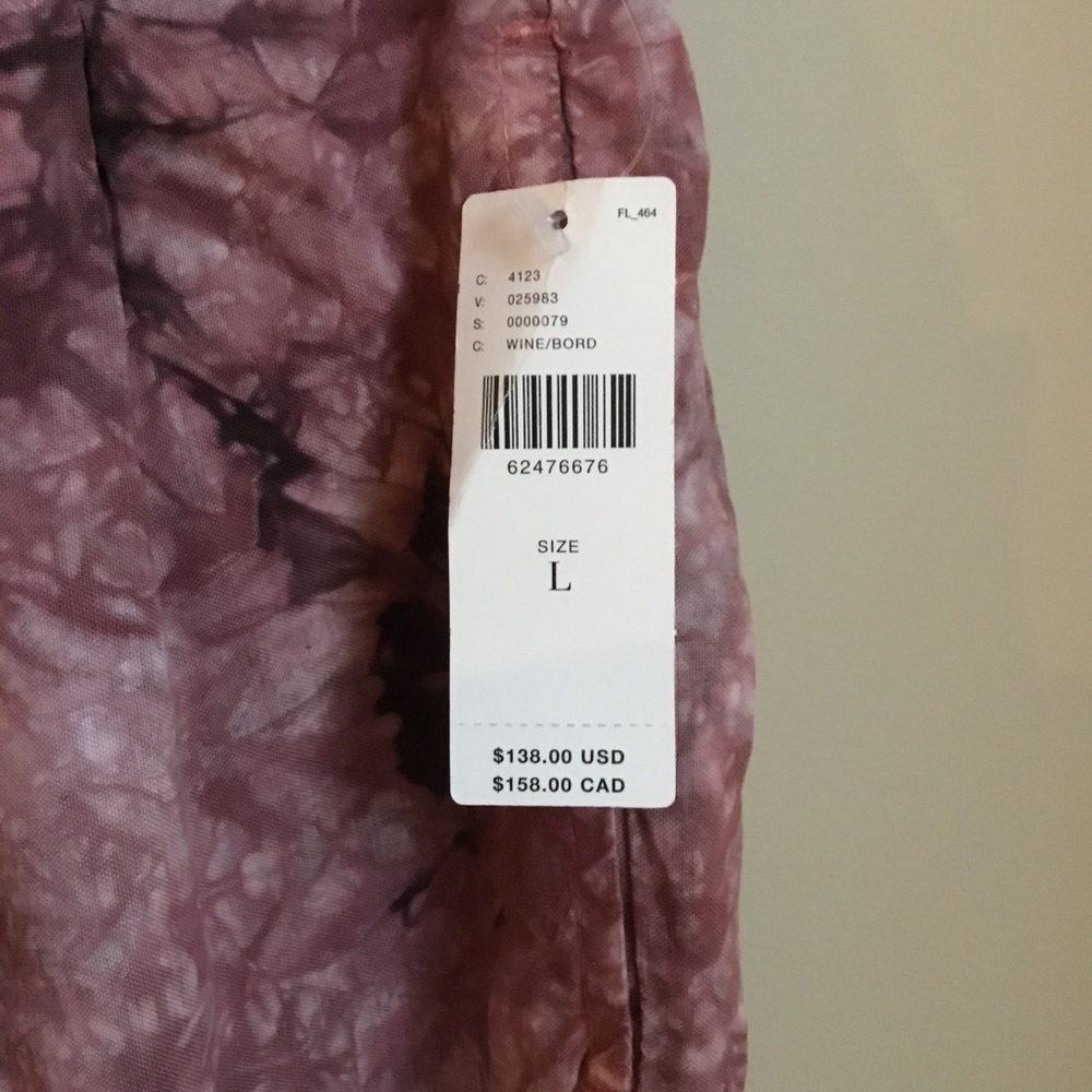 Anthropologie Cloth & Stone Venice Tie Dye Wide Leg Pants - Picture 5 of 13